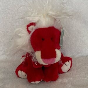 NEW Russ Berrie Rex The Red Lion Stuffed Plush Animal Wild About You Valentines